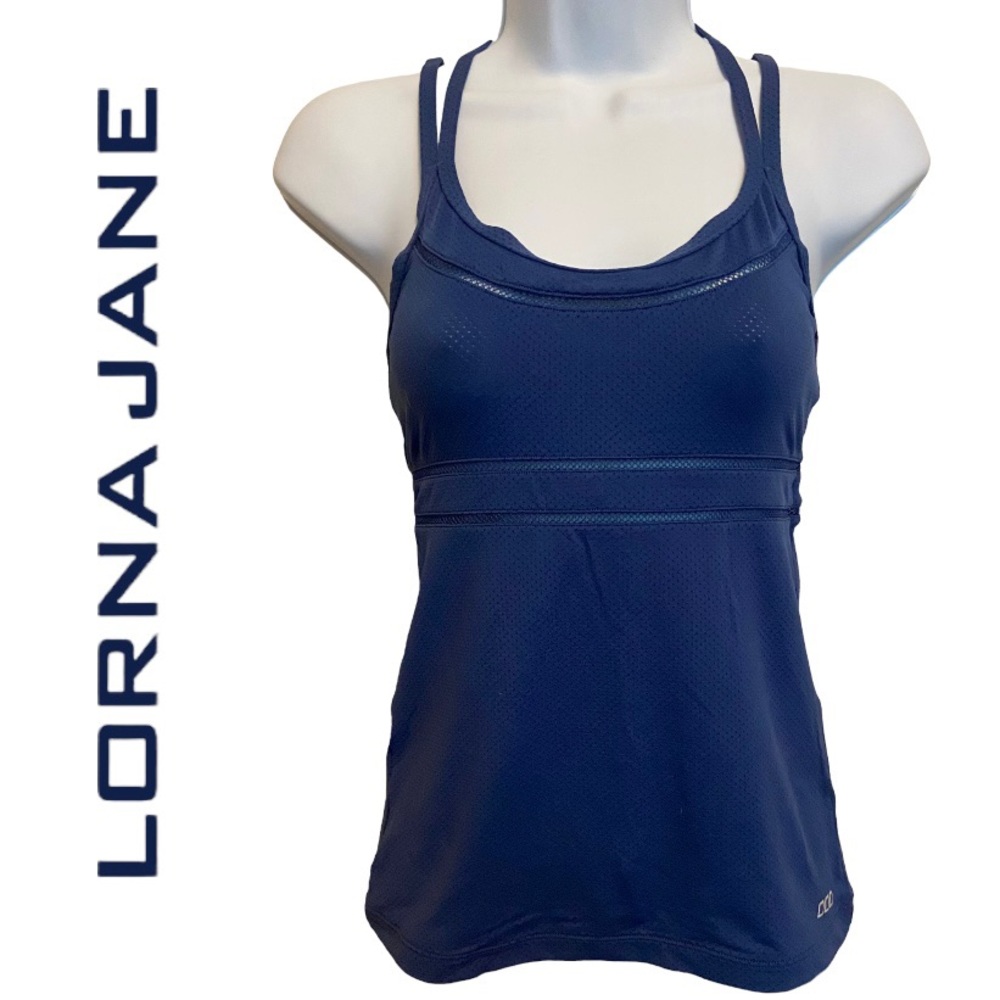 LORNA JANE Strappy Athletic Top Size XS